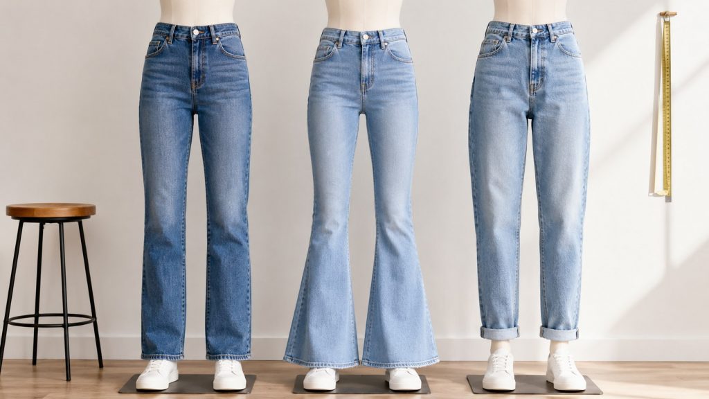 Skinny, slim, regular, boyfriend, bootcut — przegląd fasonów jeansów i wskazówki, jak wybrać krój odpowiedni dla siebie.