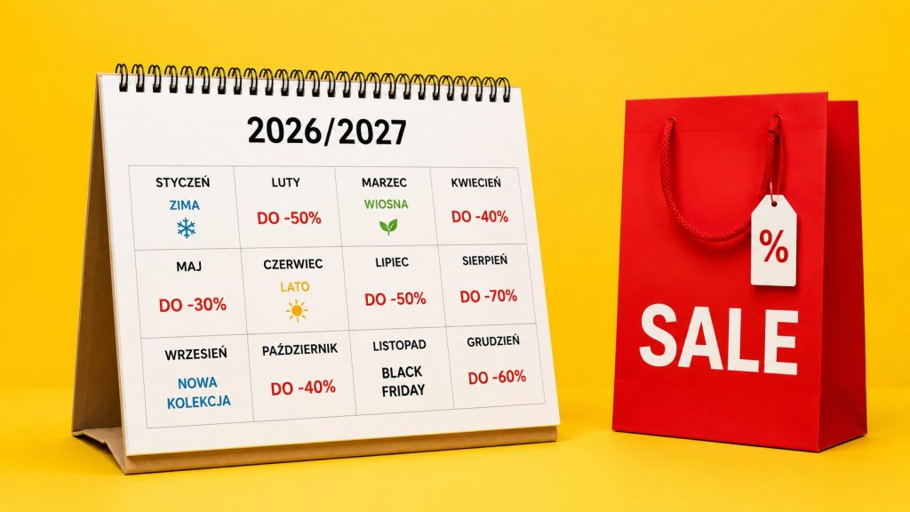 Kalendarz wyprzedaży 2026/2027 — kiedy kupować ubrania, żeby zapłacić najmniej